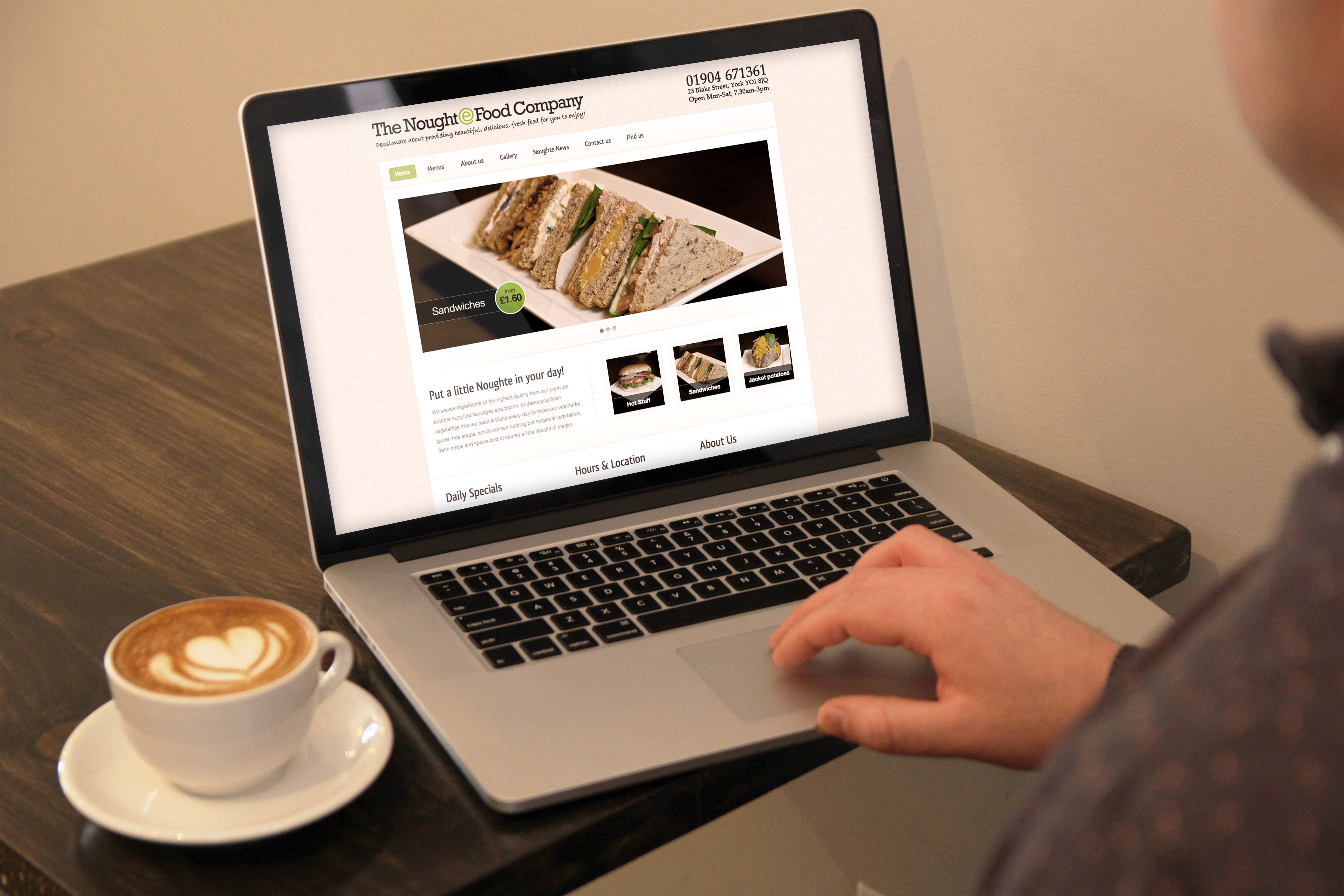 Logo Design + Website Design | The Noughte Food Company