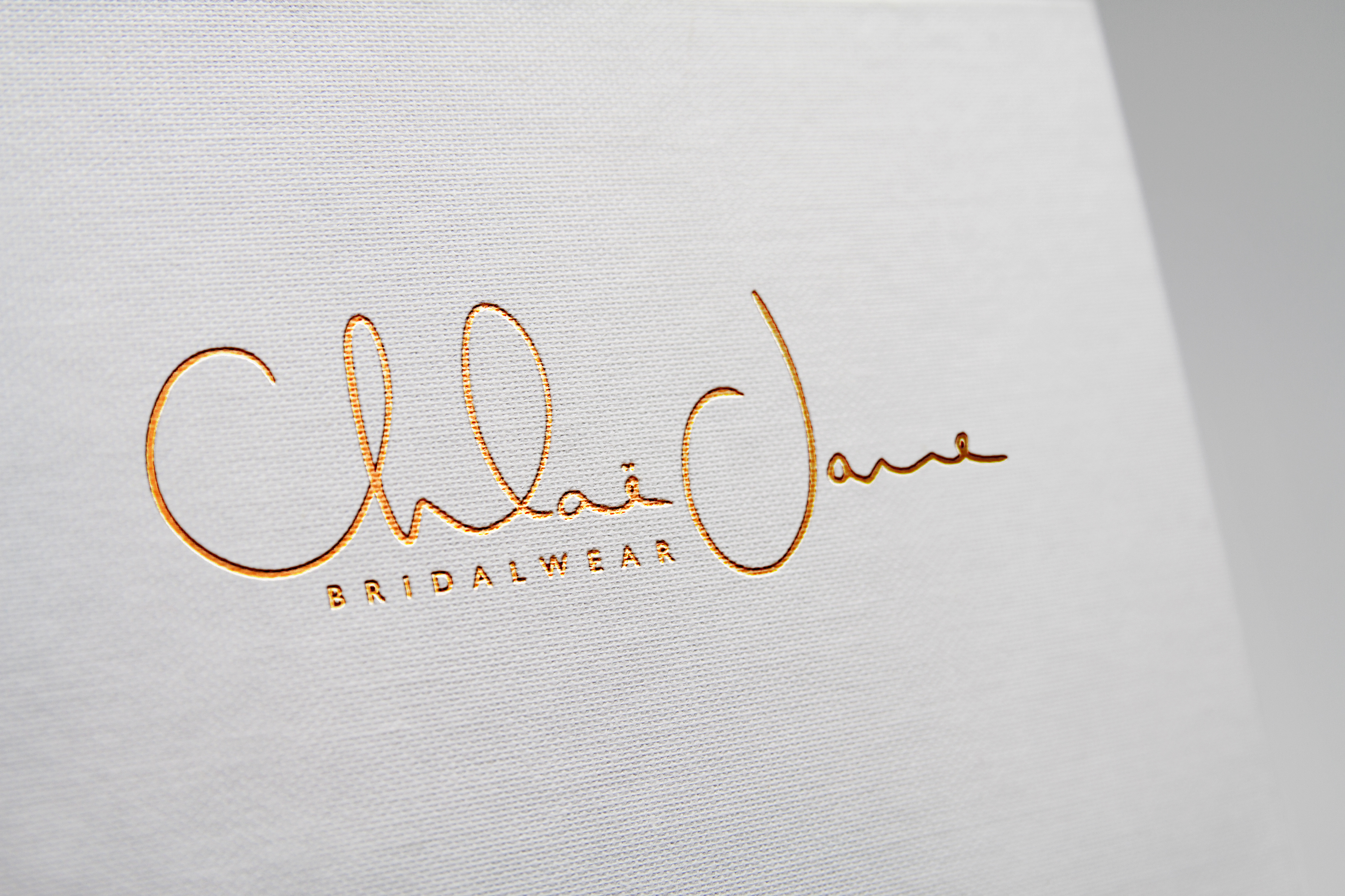 Logo Design + Print Design | Chloe Jane Bridalwear